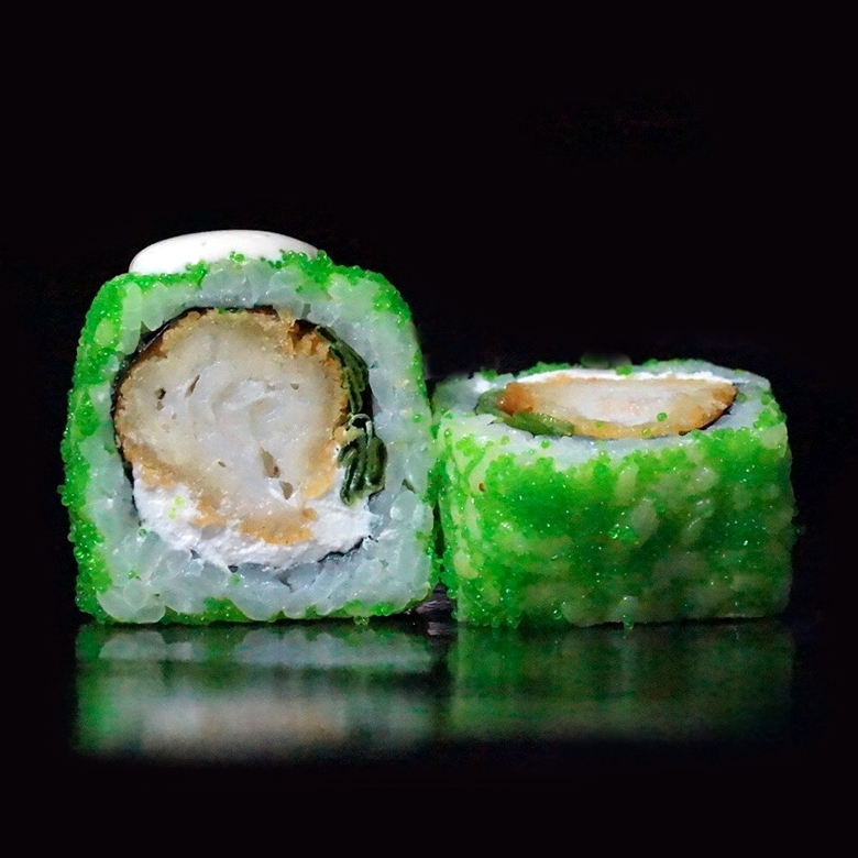 С жареным окунем