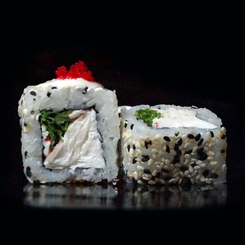 Краб в кунжуте