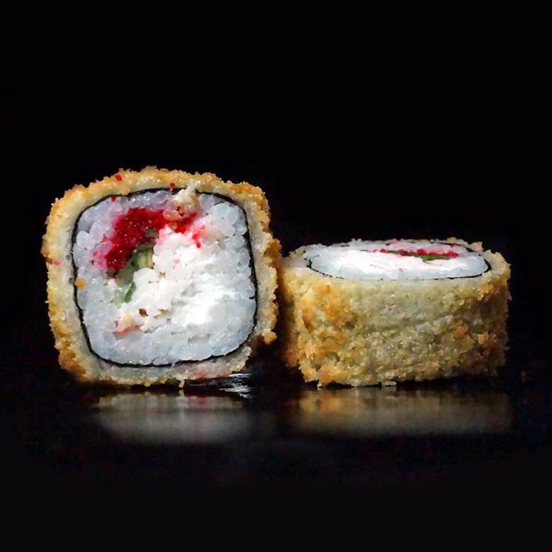 Жареный с крабом