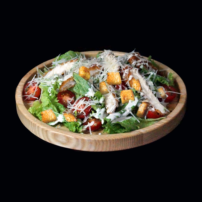 Салат Цезарь с курицей