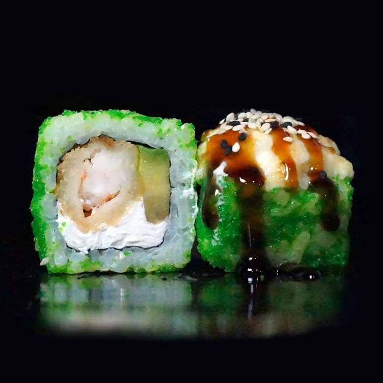 Запеченный с креветкой