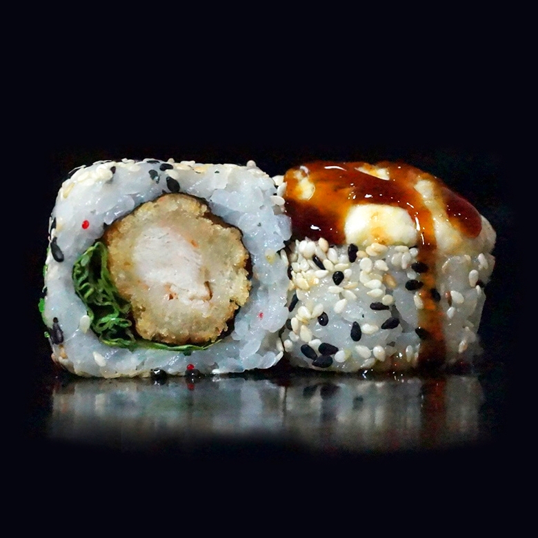 Запеченный с курицей